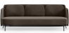 Buy Three-seat Sofa - Velvet Upholstery - Balga Taupe 61026 - in the UK