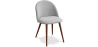 Buy Dining Chair Bennett Scandinavian Design Premium - Dark legs Light grey 58982 - prices