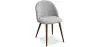 Buy Dining Chair - Upholstered in Fabric - Scandinavian Style - Bennett Light grey 58982 - prices