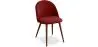 Buy Dining Chair - Upholstered in Fabric - Scandinavian Style - Bennett Red 58982 at MyFaktory