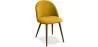 Buy Dining Chair - Upholstered in Fabric - Scandinavian Style - Bennett Yellow 58982 - in the UK