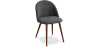 Buy Dining Chair Evelyne Scandinavian Design Premium - Dark legs Dark grey 58982 in the United Kingdom