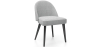 Buy Dining Chair - Upholstered in Velvet - Percin Light grey 61050 in the United Kingdom