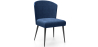 Buy Dining Chair - Upholstered in Velvet - Yerne Dark blue 61052 - in the UK