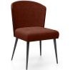 Buy Dining Chair - Upholstered in Velvet - Yerne Chocolate 61052 home delivery