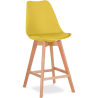 Buy Premium Brielle Scandinavian design bar stool with cushion - Wood Yellow 59278 home delivery