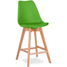 Buy Premium Brielle Scandinavian design bar stool with cushion - Wood Green 59278 with a guarantee