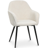 Buy Upholstered Dining Chair in Velvet - Saza Beige 61297 - in the UK
