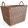 Buy Rattan Basket with Handles - 45x35CM - Gyua Natural 61315 - in the UK