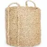 Buy Natural Fiber Basket with Handles - 30x30CM - Gressa Natural 61319 - in the UK