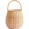 Buy  Rattan Basket with Handle - 22x18CM - Cusca Natural 61320 - in the UK