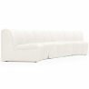 Buy Modular Sofa - Upholstered in Bouclé - 3 Modules  - 4/5 Seater - Barkleyn White 61309 - in the UK