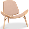 Buy Designer armchair - Scandinavian armchair - Fabric upholstery - Luna Cream 16773 - in the UK