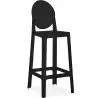 Buy Bar stool with backrest Victoire - 75cm - Design Transparent Black 58924 at MyFaktory