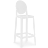 Buy Bar stool with backrest Victoire - 75cm - Design Transparent White 58924 in the United Kingdom