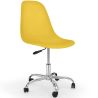 Buy Swivel office chair with casters - Brielle Yellow 59863 with a guarantee