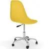Buy Swivel office chair with casters - Brielle Yellow 59863 home delivery
