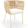 Buy Beige Outdoor Chair - Rope - Dexter Beige 61469 - in the UK