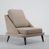 Buy Velvet Upholstered Armchair - Scandinavian Style - Luxe Plaza Taupe 61479 at MyFaktory