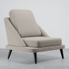 Buy Velvet Upholstered Armchair - Scandinavian Style - Luxe Plaza Light grey 61479 with a guarantee