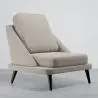Buy Velvet Upholstered Armchair - Scandinavian Style - Luxe Plaza Light grey 61479 with a guarantee