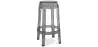 Buy Bar Stool  Victoire- 65cm - Design Transparent Light grey 29573 - in the UK