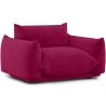 Buy Armchair - Velvet Upholstery - Urana Wine 61011 in the United Kingdom