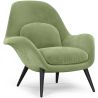 Buy Velvet Upholstered Armchair - Opera Light green 60706 with a guarantee