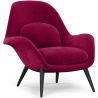 Buy Velvet Upholstered Armchair - Opera Wine 60706 in the United Kingdom