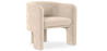 Buy Velvet Upholstered Armchair - Connor White 60700 - prices