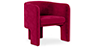 Buy Velvet Upholstered Armchair - Connor Wine 60700 at MyFaktory