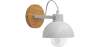 Buy Metal and wood wall lamp - Inga White 59031 - prices