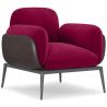 Buy Upholstered Velvet Armchair - Iura Wine 60650 in the United Kingdom