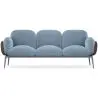 Buy 3-Seater Sofa - Upholstered in Velvet - Greda Light blue 60652 - in the UK