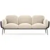 Buy 3-Seater Sofa - Upholstered in Velvet - Greda White 60652 with a guarantee
