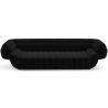 Buy Velvet Upholstered Sofa - 3/4 seats - Lumun Black 60640 in the United Kingdom