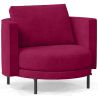 Buy Design Armchair - Velvet Upholstery - Nagar Wine 60687 in the United Kingdom