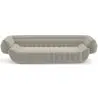 Buy Velvet Upholstered Sofa - 3/4 seats - Lumun Light grey 60640 home delivery