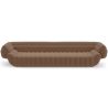 Buy Velvet Upholstered Sofa - 4/5 seats - Lumun Chocolate 60641 home delivery