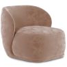 Buy Velvet Upholstered Armchair - Treyton Cream 60702 at MyFaktory