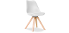 Buy Premium Scandinavian design Brielle chair with Cushion White 58292 - in the UK