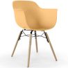 Buy Dining Chair Scandinavian Design - Wooden Legs - Skandiva Pastel orange 61552 - prices