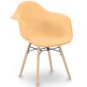 Buy Dining Chair Scandinavian Design - Wooden Legs - Skandiva Pastel orange 61552 - prices