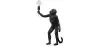 Buy Table Lamp - Monkey Living Room Lamp - Reni Black 58443 - in the UK