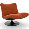 Buy Upholstered Armchair with Curved Design, Contemporary Style - Tulip Brick 61545 - prices