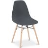 Buy Dining Chair - Scandinavian Design - Wooden Legs - Lumi Dark grey 61559 - in the UK