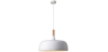 Buy Ceiling lamp in black metal and wood - Cirkas White 59163 - prices