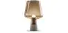 Buy Stone and smoked glass lamp - Seren Brown 59166 - in the UK
