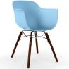 Buy Dining Chairs - Scandinavian Design - Dark Wood Legs - Skandiva Light blue 61569 with a guarantee