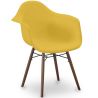 Buy Dining Chairs - Scandinavian Design - Dark Wood Legs - Skandiva Pastel yellow 61569 at MyFaktory